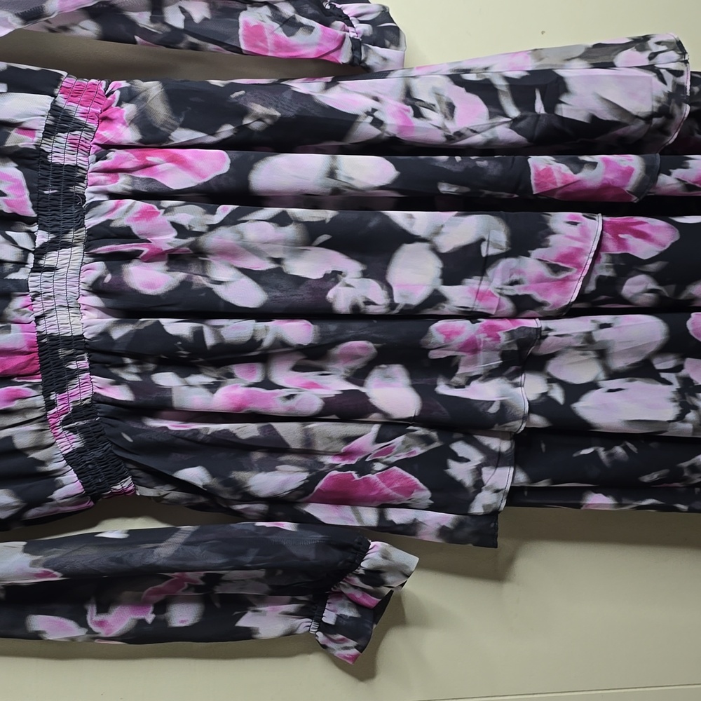 Steve Madden Starla Dress Black Multi Medium - Picture 5 of 12